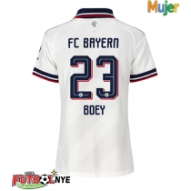 Camiseta Bayern Munich Sacha Boey #23 Visitante Equipación para mujer 2026-27 manga corta